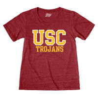 USC Trojans Women's Cardinal Tri-Blend T-Shirt